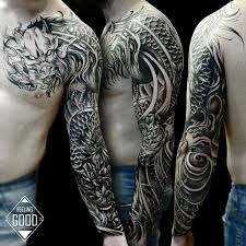 Full Sleeve Tattoo Japanese Style Fullsleevetattoos Sleeve Tattoos Dragon Sleeve Tattoos Tattoo Japanese Style