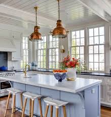 5 pendant lighting over kitchen island