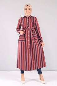 Tesettur Dunyasi Uzun Tunik Modelleri Moda Tesettur Giyim Tunik Moda Ekose Gomlek