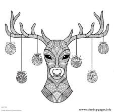 We found for you 15 pictures from the collection of deer coloring deer head! Hand Drawn Deer Head Christmas Coloring Pages Printable
