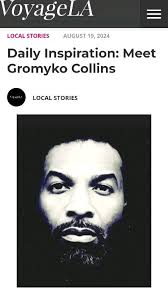 Here's some daily inspiration for you! Check out the @gromyko x  @voyagelamag interview where our #MarvinGaye shares:, LINK IN BIO:,  https://voyagela.com/interview/daily-inspiration-meet-gromyko-collin...