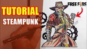 Nuevo pase élite de free fire steampunk. Como Desenhar A Skin Steampunk Free Fire Como Dibujar Free Fire