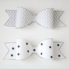 Different hair clips for bows. Freebie Friday Printable Paper Bows Ash And Crafts