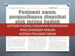 Islam berwakaf serta hubungan di antara faktor penentu dan gelagat umat islam berwakaf. Definisi Hadiah Yang Dianggap Rasuah Kepada Penjawat Awam Cikgu Share 1 0