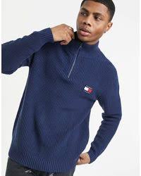 Fermeture eclair prestil 55cm pour combinaison de travail. Pulls A Fermeture Eclair Tommy Hilfiger Pour Homme Jusqu A 39 Sur Lyst Fr