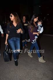 Browse latest information about abram khan. Gauri Khan Suhana Khan And Abram Khan Snapped At Airport Media