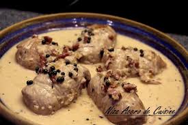 Recette De Paupiettes De Poulet A La Biere Et Au Poivre Vert Recette Paupiettes De Poulet Paupiette Poulet A La Biere