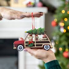 A Christmas Miracle Rescue Ornament Classic Woodie