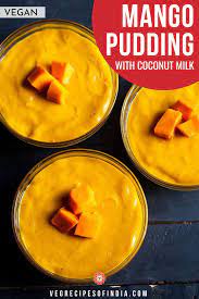 Mango Pudding With Coconut Milk Mango Pudding Mango Pudding Recipe Mango Dessert Recipes