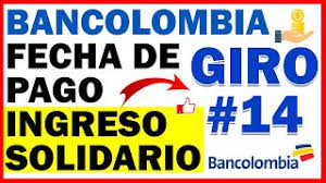 Entendiendo los retos de tantas familias, hoy, ante ustedes, materializo que estará con nosotros como mínimo hasta junio del año 2021. Bancolombia Confirma Fecha De Pago De Ingreso Solidario Giro 14 De 160 000 Youtube