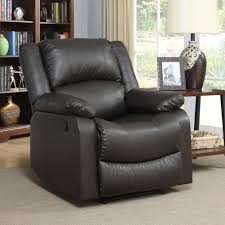 Product title kovel faux leather reclining sofa with usb port. Faux Leather Recliners At Lowes Com