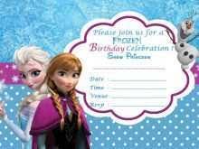 There is a free version, which is great with lots of font options. 85 Report Frozen Party Invitation Template Download Templates By Frozen Party Invitation Template Download Cards Design Templates