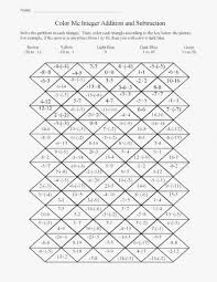 Christmas Math Worksheets For Middle School Christmas Math Worksheets Math Coloring Worksheets Math Integers