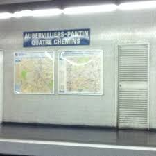 Stazione métro fort d'aubervilliers della linea 7 della metropolitana di parigi, con percorsi interattivi da e verso altre stazioni della métro e della rer. Photos At Metro Aubervilliers Pantin Quatre Chemins 7 Metro Station In Aubervilliers