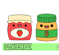 peanut butter and jelly svg peanut butter and jelly sandwich png peanut and  jelly png kawaii food svg jam and peanut butter sticker planner