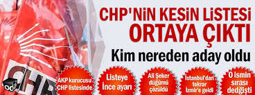 Hüseyin avni coş zeynep sıdıka. Chp Nin Kesin Listesi Ortaya Cikti