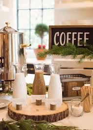 Gold Winter Wonderland Christmas Themed Birthday Party The Celebration Society Coffee Bar Party Coffee Party Christmas Coffee