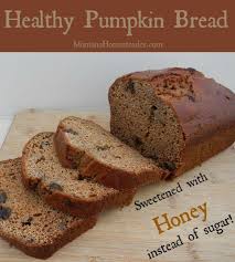 Spray two 9 (22.9 cm) x 5 (12.7 cm) loaf pans with cooking spray. Healthy Pumpkin Bread