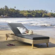 Bain De Soleil En Resine Tressee Maisons Du Monde Patio Chaise Outdoor Patio Furniture For Sale