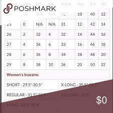Size Chart For Women S Jeans Size Chart For Women Size Chart Women Jeans