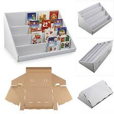 This 4 Tier Greeting Card Display Stands Is Ideal For Table Top Displays At Craft Fai Greeting Card Display Stand Cardboard Display Stand Greeting Card Display