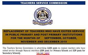 Tsc teachers' delocalization looming, as a list of over 4,000 teachers emerges. 2020 Tsc Jobs Replacement Vacancies For Primary And Secondary Teachers For Sept Dec 2019 Teacher Co Ke