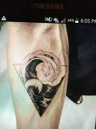 Water Sign W Wave Cancer Sign Tattoos Triangle Tattoos Body Art Tattoos