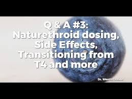 nature throid dosing side effects