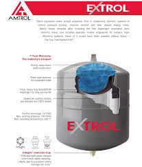 Basic introduction diaphragm tanks are pressurized water vessels where the water and air are separated by a flexible diaphragm allowing the water in booster applications, diaphragm tanks can be used on both the discharge and the suction manifold. Amtrol Extrol Sx 90v Hydronic Diaphragm Expansion Tank Nelson Machinery Equipment Ltd