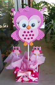 Items Similar To Adorable Pink Owl Baby Shower Centerpieces With Pink Festeggiamenti Di Nascita Con Gufi Idee Per Il Compleanno Idee Per Feste Di Compleanno