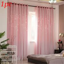 us 12 25 40 off hollowed out star shading window blackout curtain drapes purdah for living room princess children room curtain baby kid s room curtains a curtains living room living room decor curtains