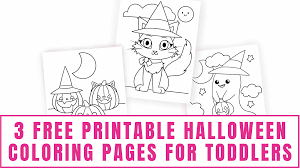 Halloween trick or treat pluto s8a46. Printable Halloween Coloring Pages For Toddlers Freebie Finding Mom