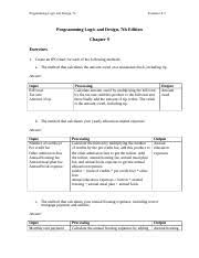 Logic7e_solutions_ch09 Programming Logic And Design 7e