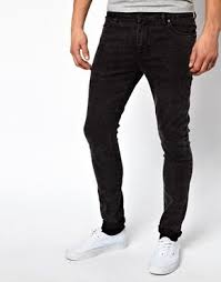 Black Acid Wash Jeans Mens Image 1 Of Asos Super Skinny Jean In Washed Black Tyler 32 Reg Super Skinny Jeans Black Skinny Jeans Men Denim Jeans Men