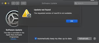 The Requested Version Of Macos Is Not Available Macos Catalina Ask Different