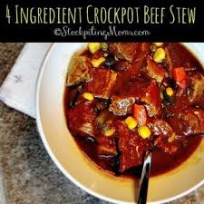 4 Ingredient Crockpot Beef Stew Recipe Beef Stew Crockpot Crockpot Recipes Beef Stew Beef Stew Recipe