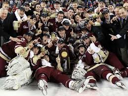 Batteryhockey.com for business or media: Thn At The Frozen Four Boston College Takes Down Wisconsin 5 0 For Ncaa Title The Hockey News On Sports Illustrated