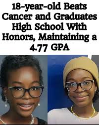 Teen overcomes cancer and graduates summa cum laude