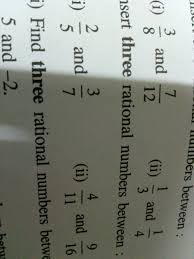 The new fraction (inside a square root sign) is now a surd, and an irrational number (also an irrational fraction). Insert 3 Rational Numbers Between 1 2 5 And 3 7 Rational And Irrational Numbers Maths Class 9