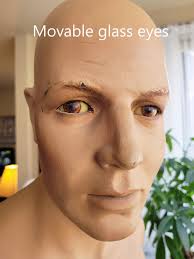 What is the history behind the Wolf and Vine mannequin with movable eyes?