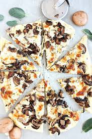 Mushroom Pizza Recipe With Garlic And Sage Recipe Recipes Garlic Recipes Mushroom Pizza Recipes
