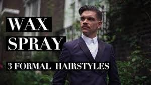 The best hair wax for men will work with a number of different styles ranging from classic to tousled — perfect for styles that require a little extra texturing. How To Use Hair Wax Spray 3 Formal Men S Hairstyles Ad Youtube