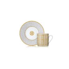 Tasse A Cafe Et Soucoupe Limoges Mosaique Au 24 Hermes