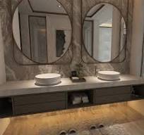 Planet 96 Inch Knock Down Wall Mounted Plastic Glass Bathroom Vanity Sink  Cabinets Vietnam