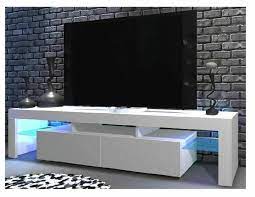 Diese domain können sie kaufen: Bent Tv Schrank Tv Tisch Lowboard Fernsehtisch Weiss Matt Hochglanz Fronten Led Glas 200 Cm Esa Home