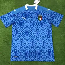 White shorts and blue socks complete the kit. Italy Euro Mixed Blue Color Training Soccer Jersey 2020 Football Shirt