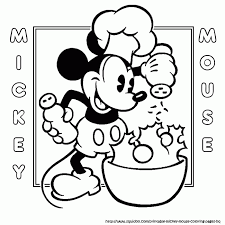 Mickey mouse coloring pages are based on an anthropomorphic mouse who typically wears red shorts, large yellow shoes, and white gloves, loves adventure and trying new things. Mickey Mouse Coloring Pages Bake Az Coloring Home