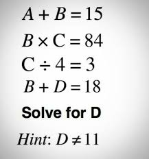 Find The Value Of D Puzzles Puzzle Mathpuzzle Riddles Riddlemethis Riddle Mathproblems Mather Math Mathe Math Quizzes Maths Puzzles Math Genius