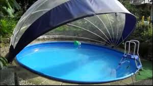 Schwimmbad Schwimmbecken Uberdachung Fur Rundpool Tropiko Youtube