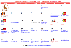 Chinese new year, also known as the spring festival in modern mainland china, is china's most important traditional festival, celebrated at the turn of the traditional lunisolar chinese calendar, which consists. 2018 Chinese New Year Calendar February 16 2018 The Year Of The Dog